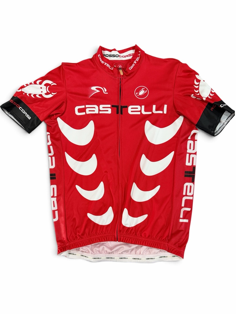 Men’s Red Short Sleeve Cycling Jersey